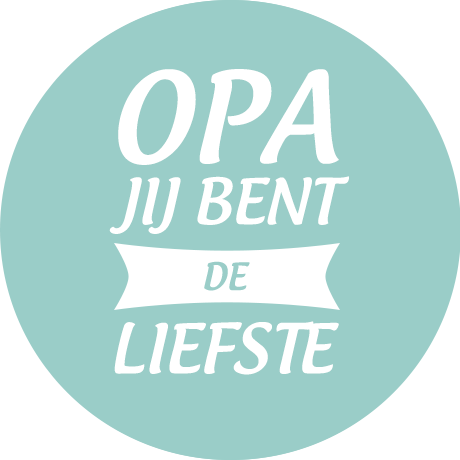 Schuiver met tekst Opa jij bent de liefste