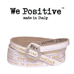 We Positive armband White