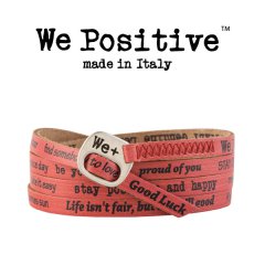 We Positive armband Papaya