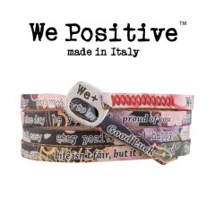 We Positive armband Japanese Black