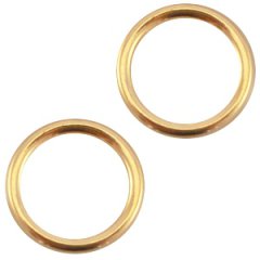 Dichte ring kleur goud smal