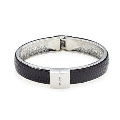 Biba armband antraciet en zilverkleurig