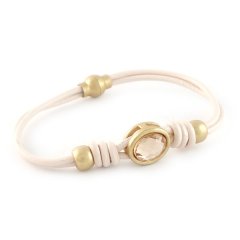 Biba armbandje licht roze goud