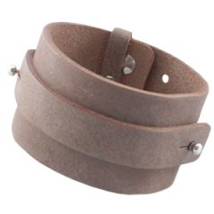 brede cuoio armband brede schuivers chocolato brown