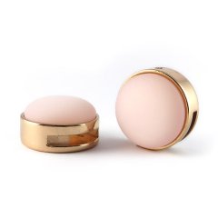 Slider rose met cabochon pink soft matt