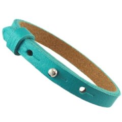 Cuoio armband turquoise