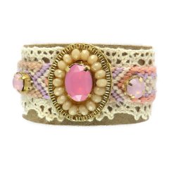 ibiza armband sweet pink vooraanzicht