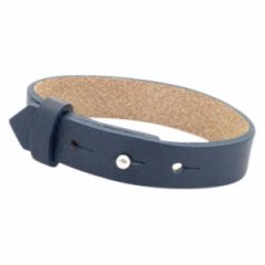 Brede armband kleur dark blue