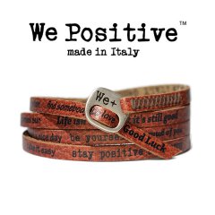 We Positive armband Cuoio Naturale